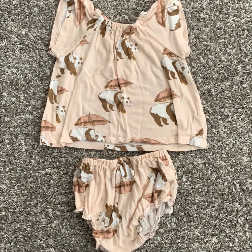 Milkbarn Two piece bloomer set